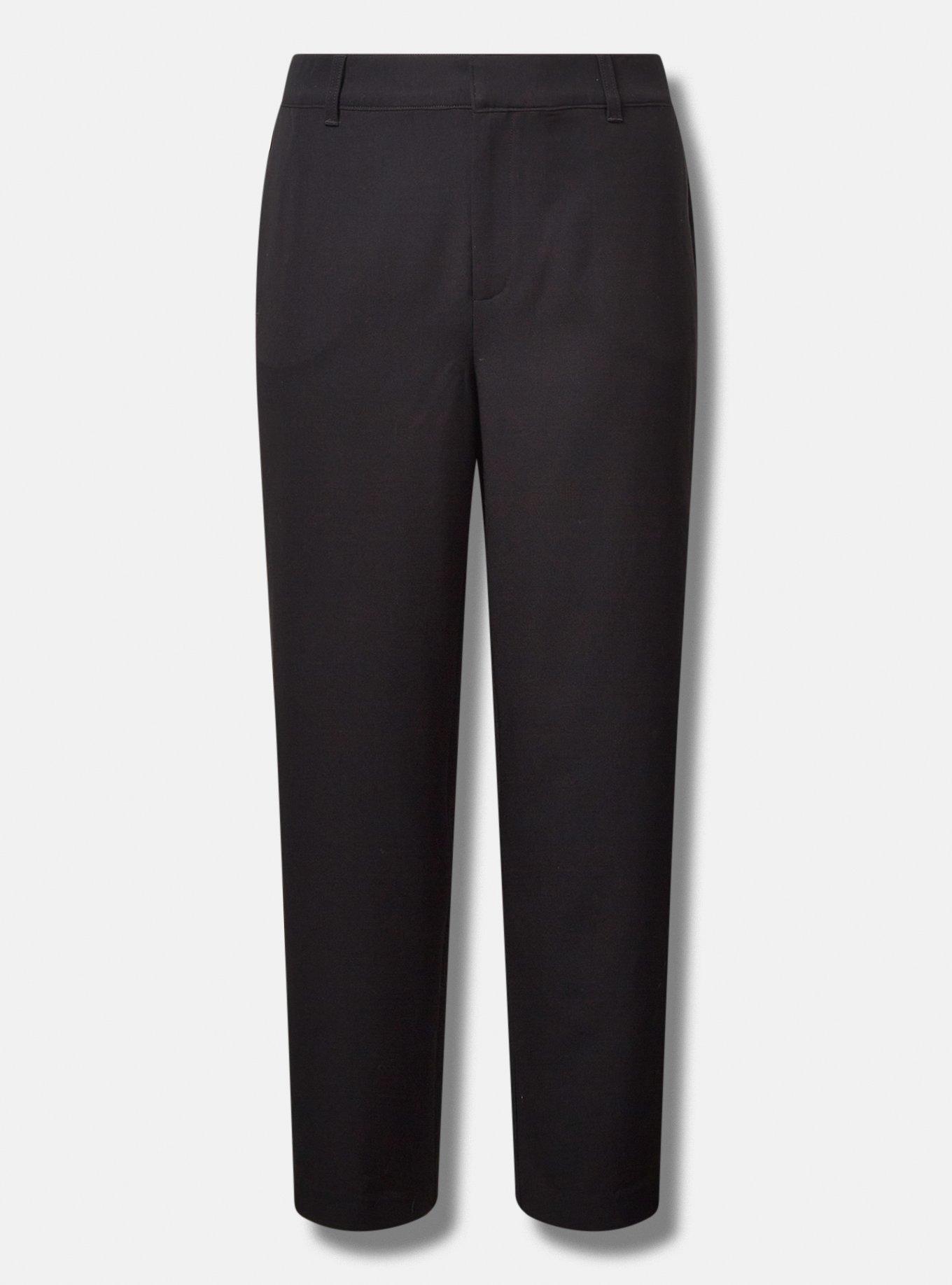 Wide Leg City Twill High Rise Pant, , flat