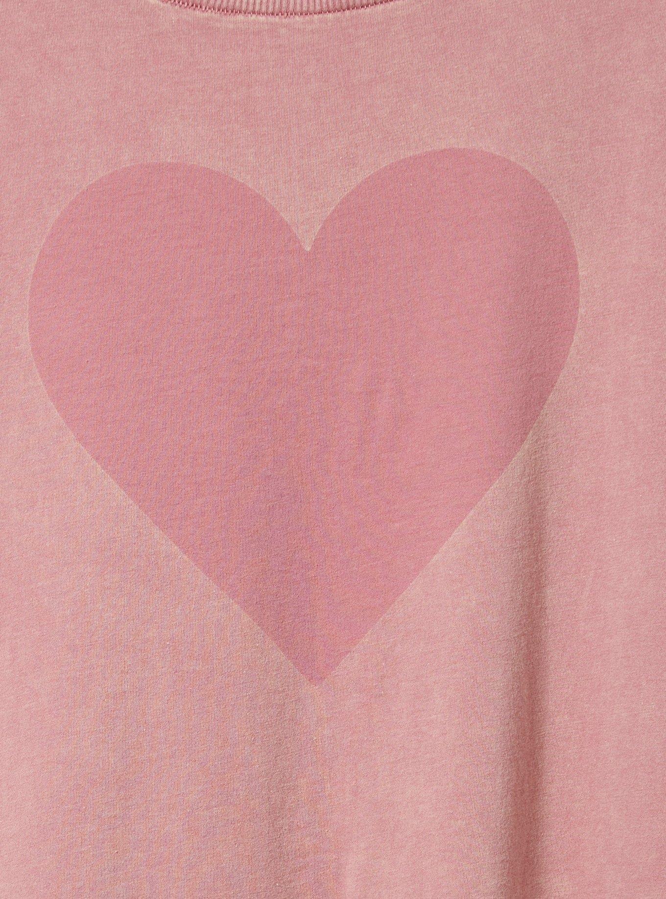 Regular Fit Puffed Heart Tee
