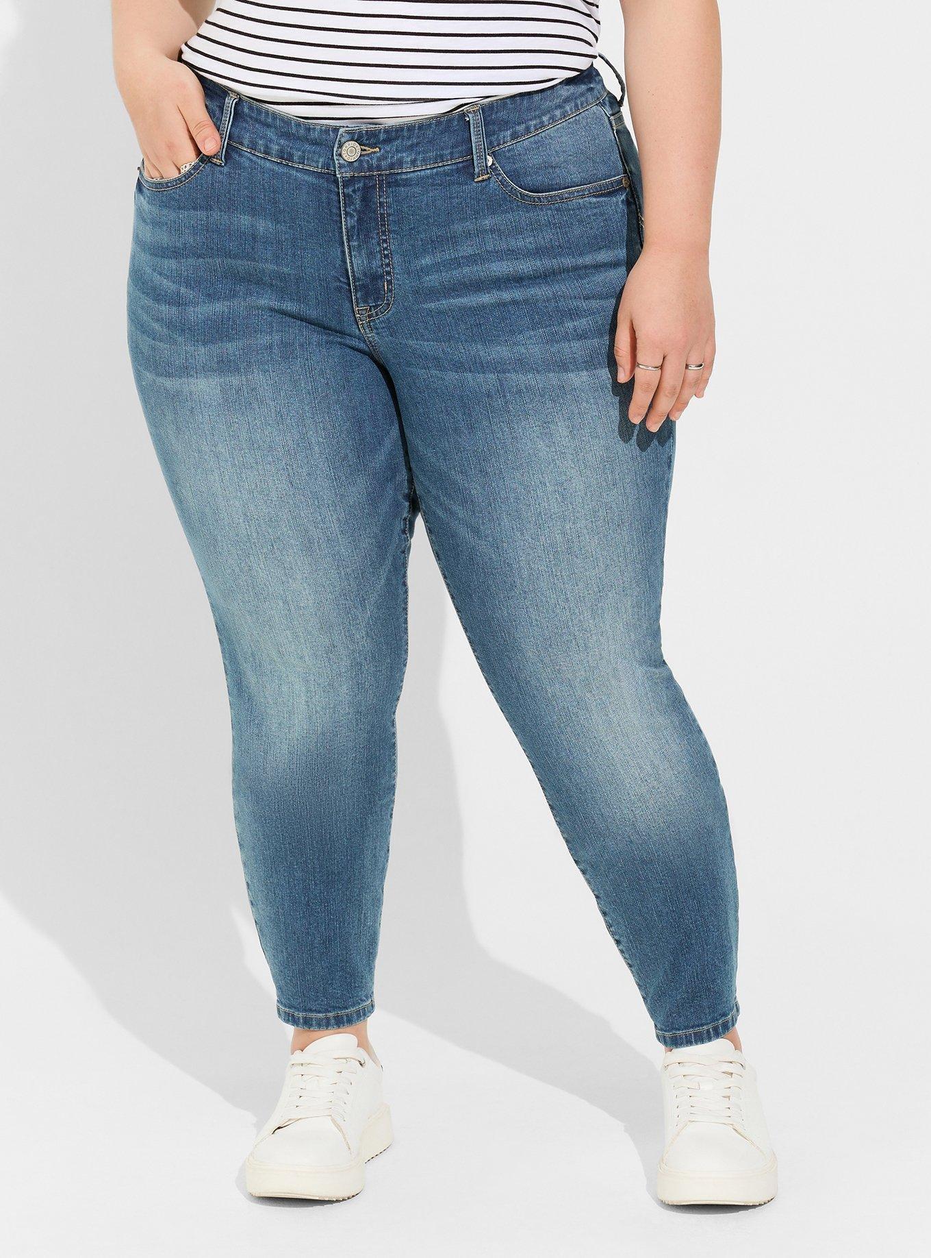 Perfect Skinny Ankle Vintage Stretch Mid-Rise Jean