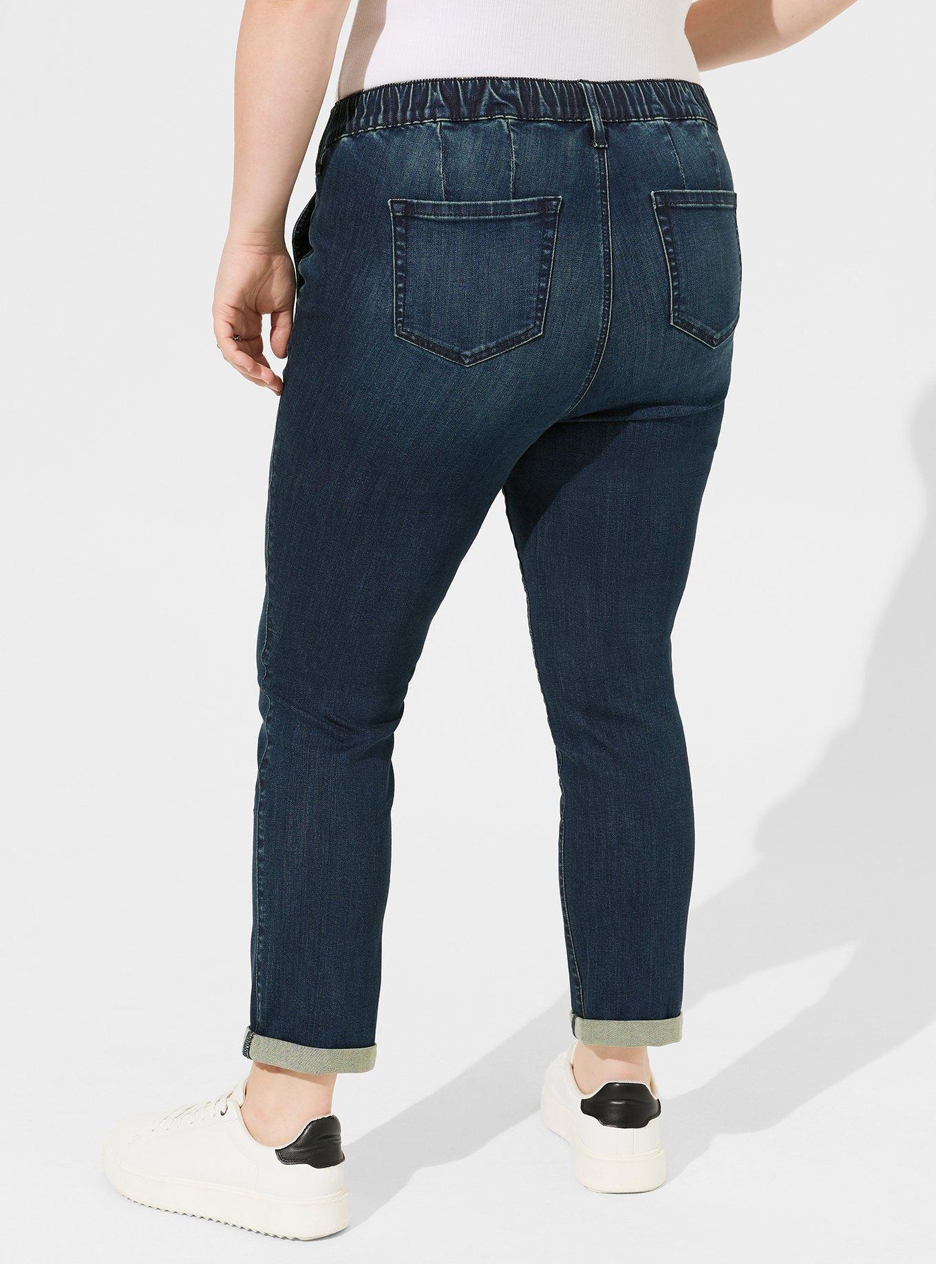 Plus Size - Pull-On Weekend Straight Super Soft Mid-Rise Jean - Torrid