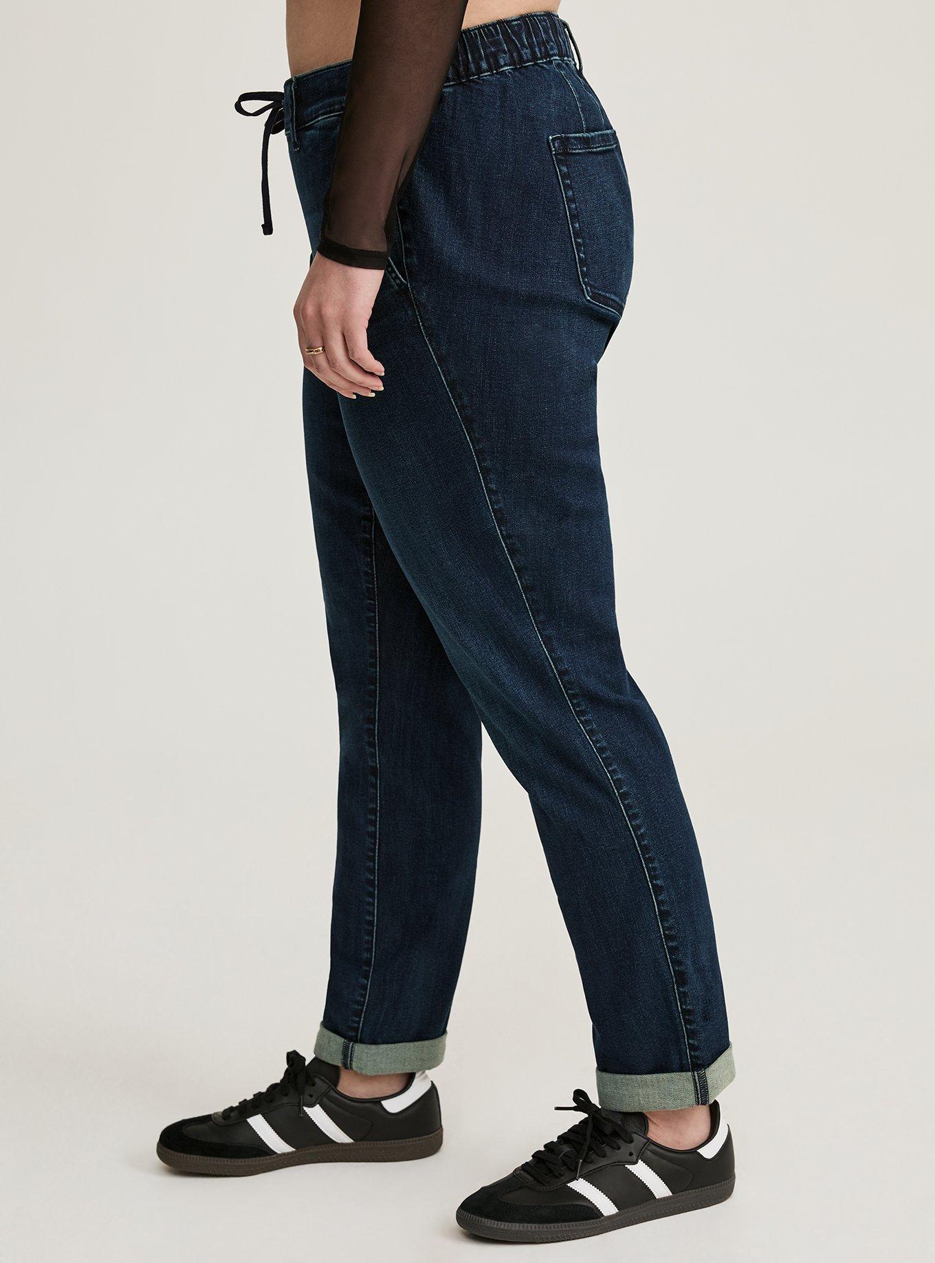 Pull-On Weekend Boyfriend Super Soft Mid-Rise Jean