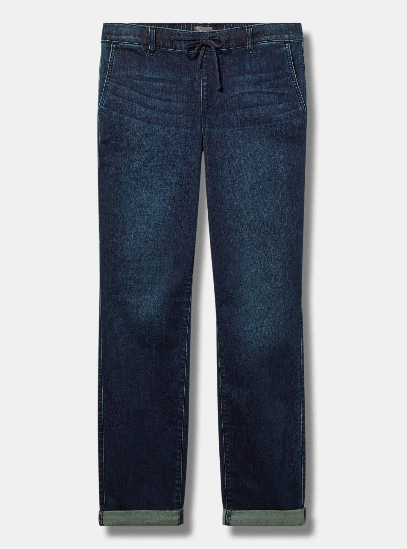 Pull-On Weekend Boyfriend Super Soft Mid-Rise Jean