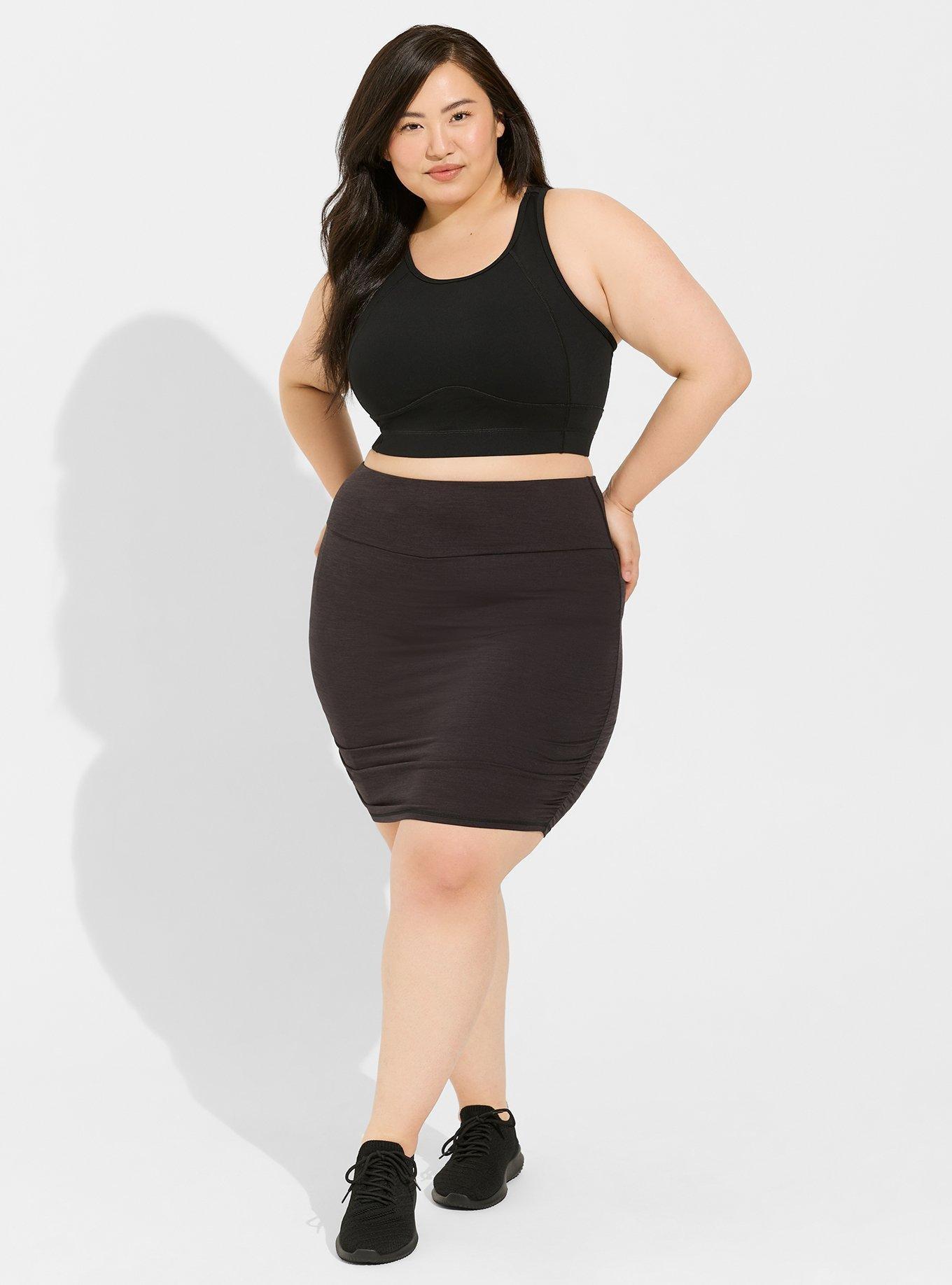 plus size active skort