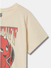 Hot Stuff Classic Fit Cotton Crew Tee, FROSTED ALMOND, alternate