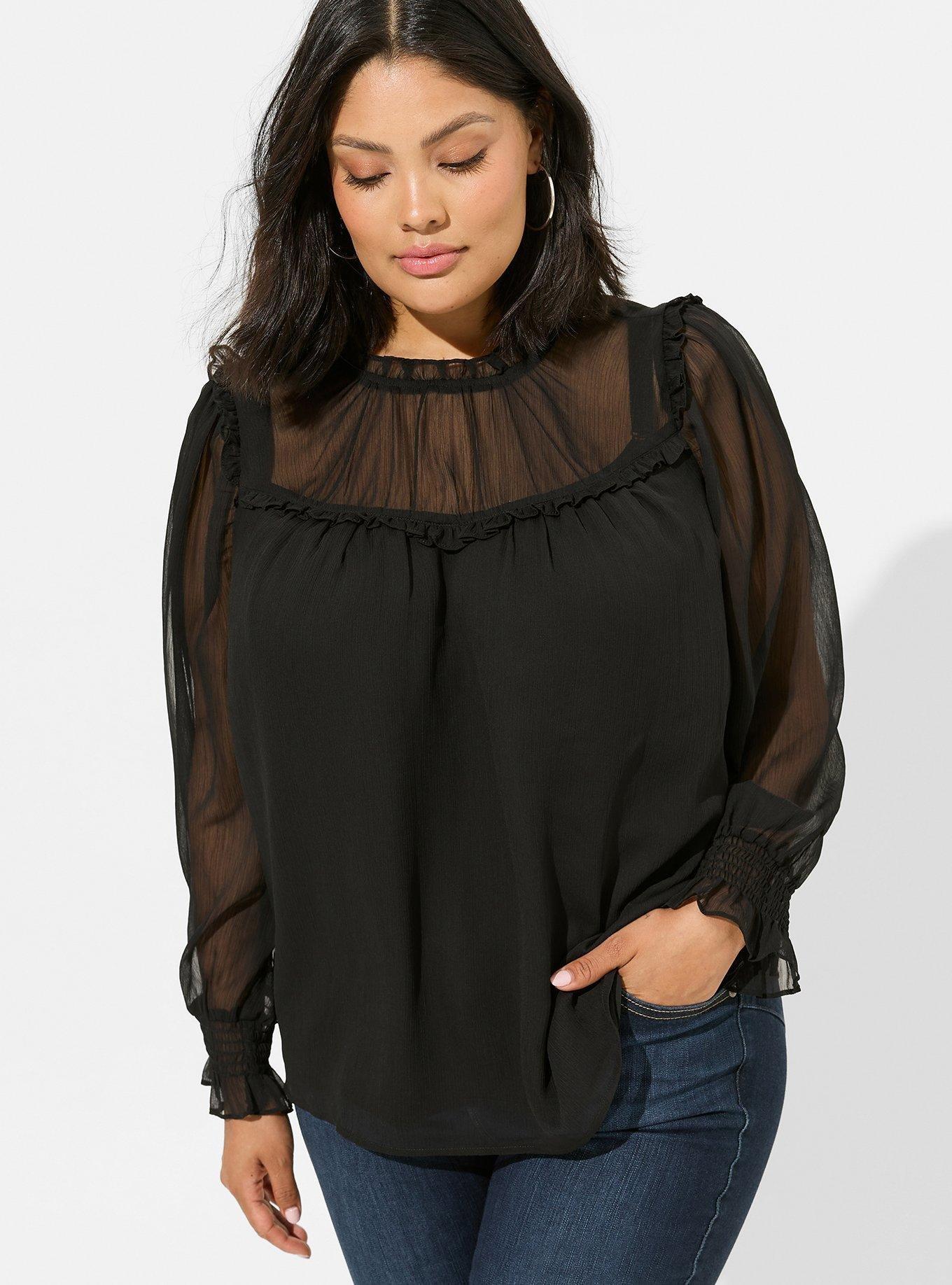 Sassy Loose Chiffon Blouse