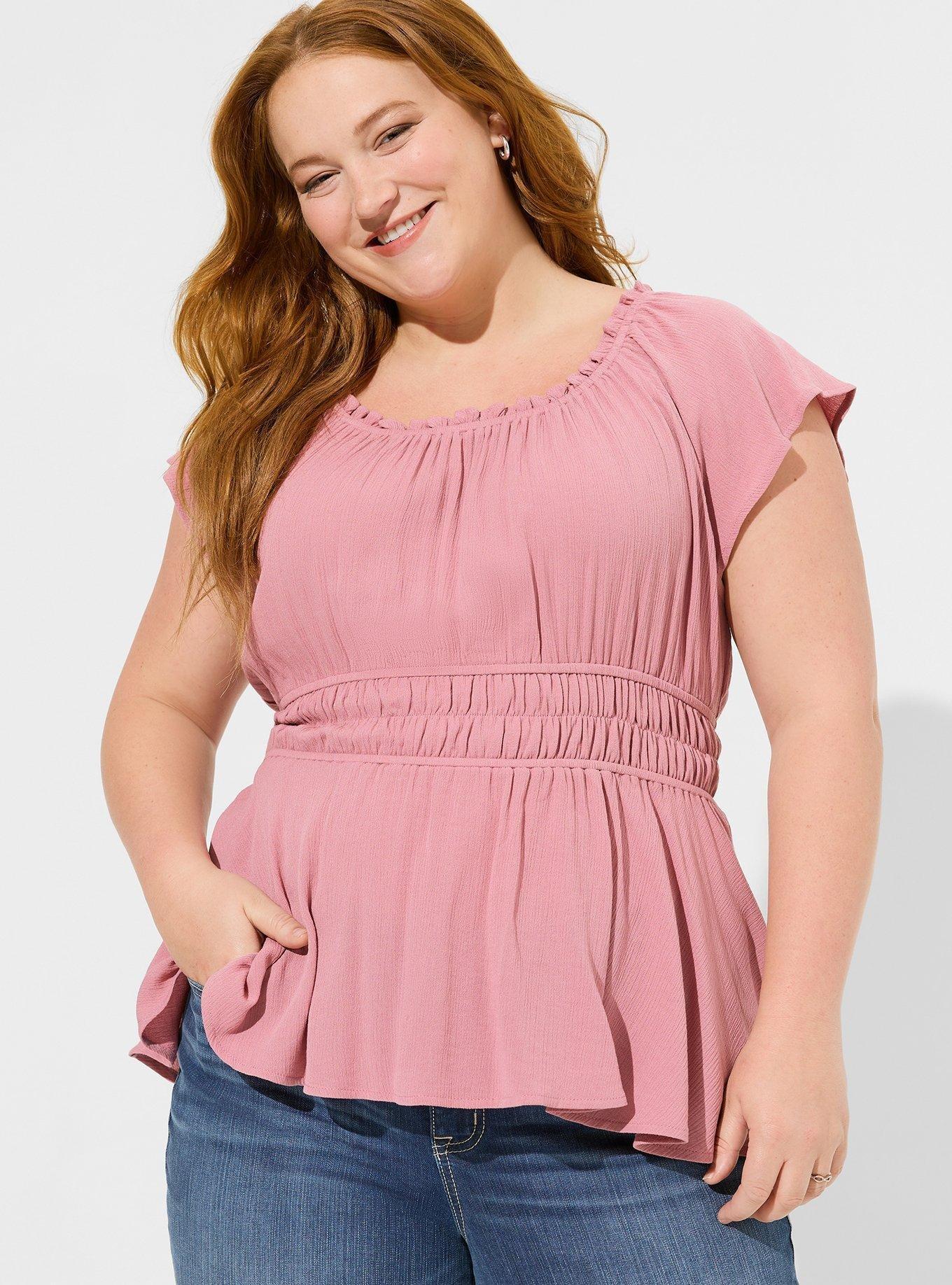 Babydoll Washable Gauze Short Sleeve Top