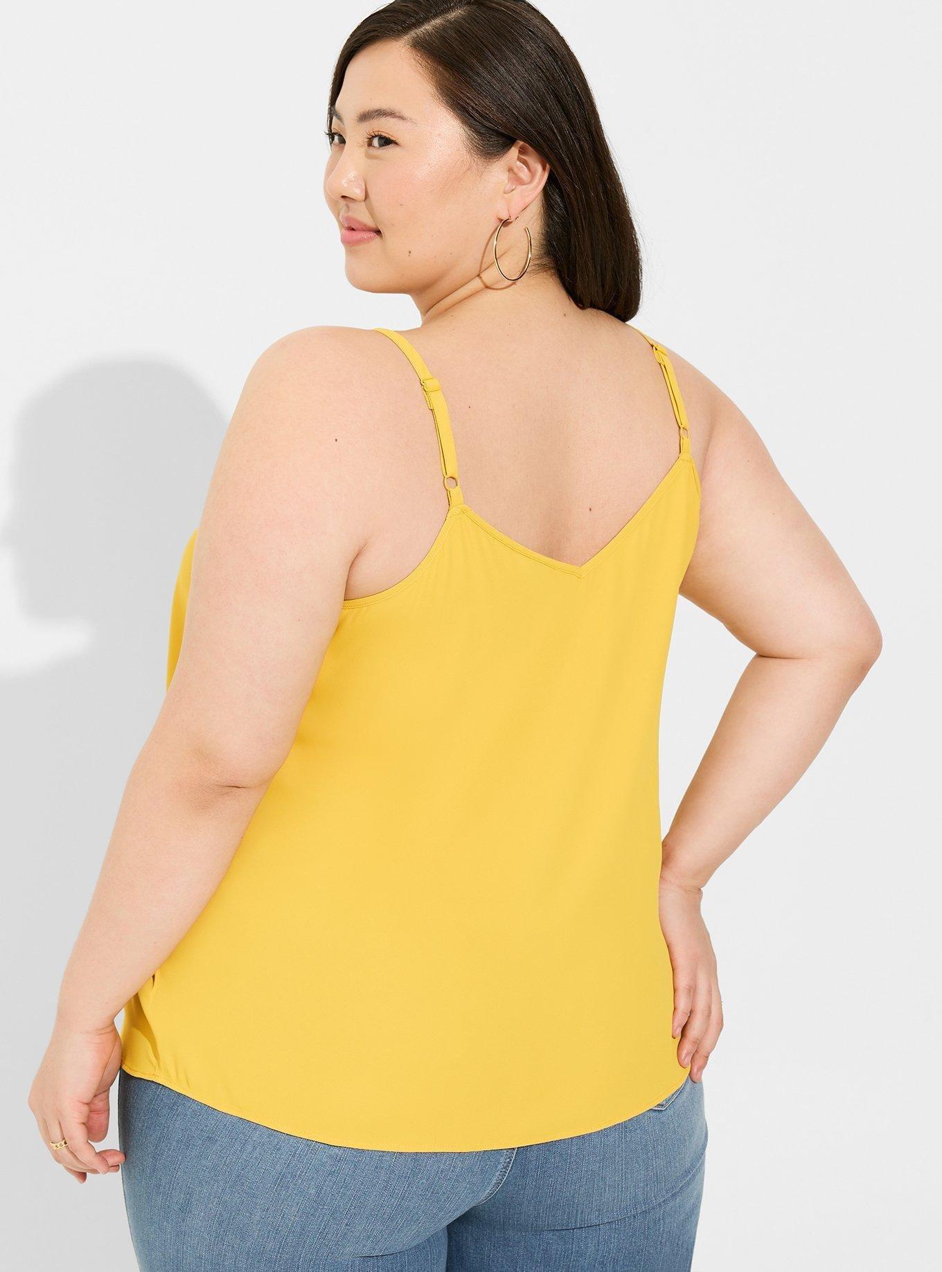 Plus Size - Georgette Pintuck Detail Cami - Torrid