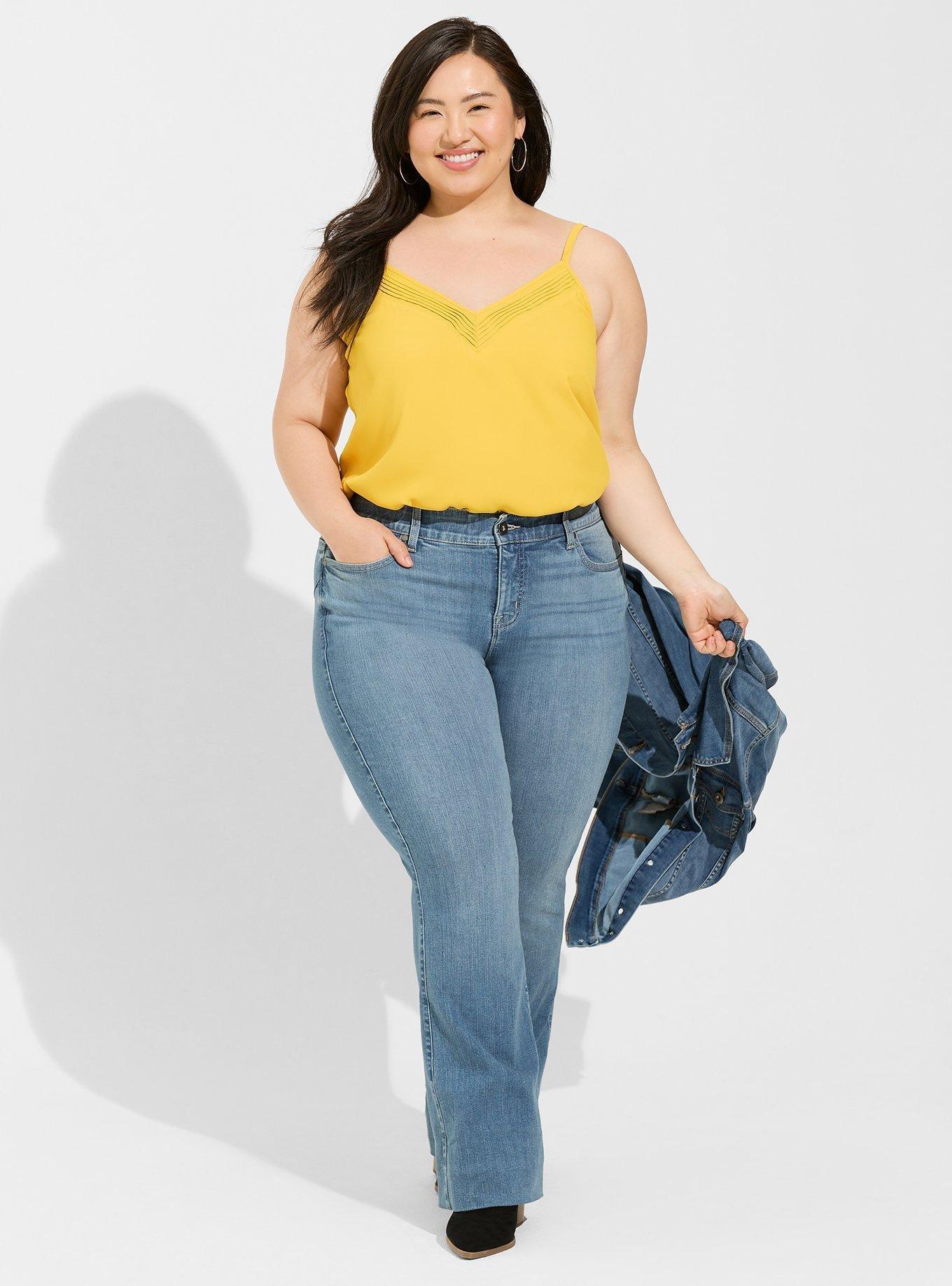 Plus Size - Georgette Pintuck Detail Cami - Torrid