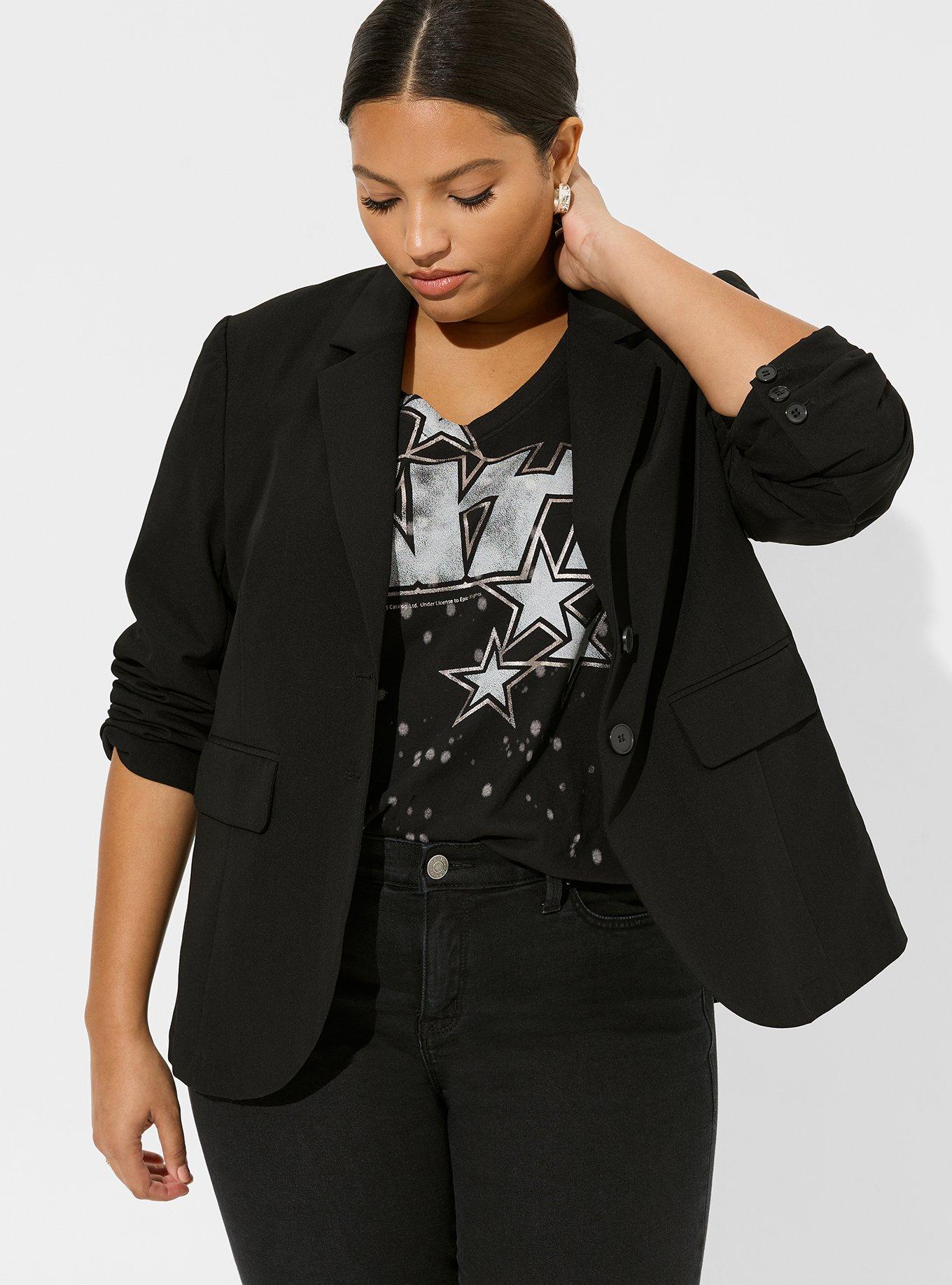 Relaxed Fit City Twill Blazer