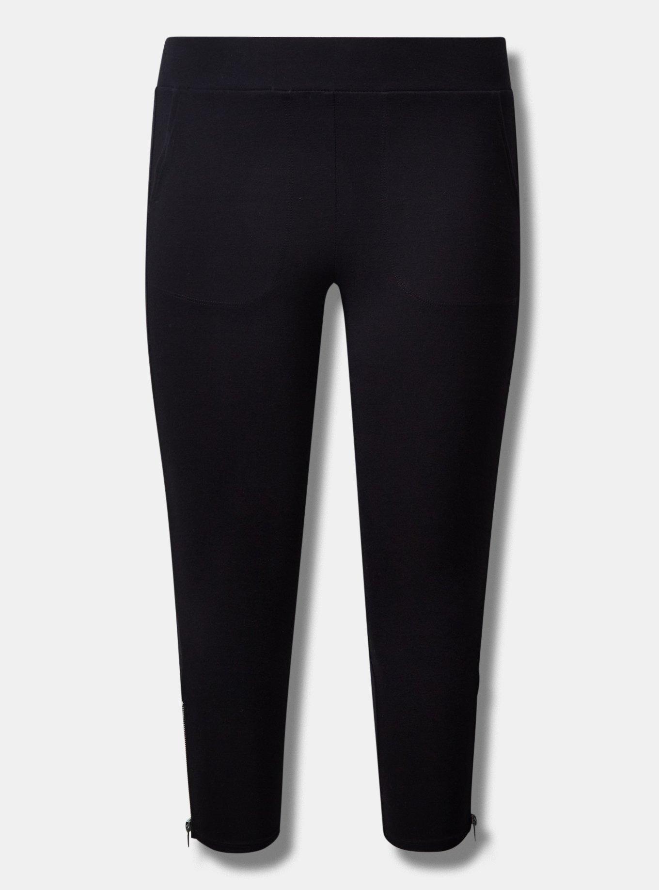 Premium Crop Side Zip Pocket Legging