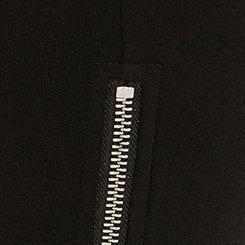 Premium Crop Side Zip Pocket Legging, DEEP BLACK, swatch