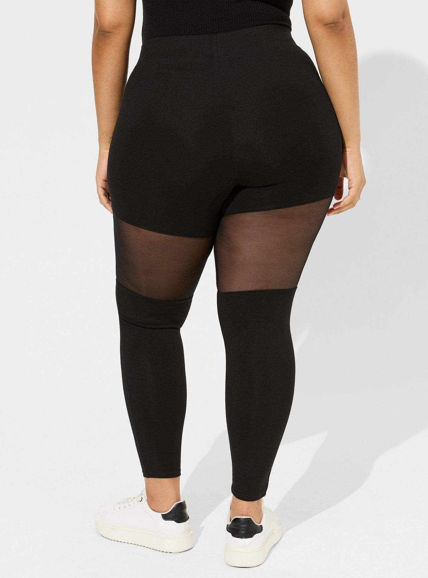 Plus Size - Full Length Signature Side Mesh Legging - Torrid