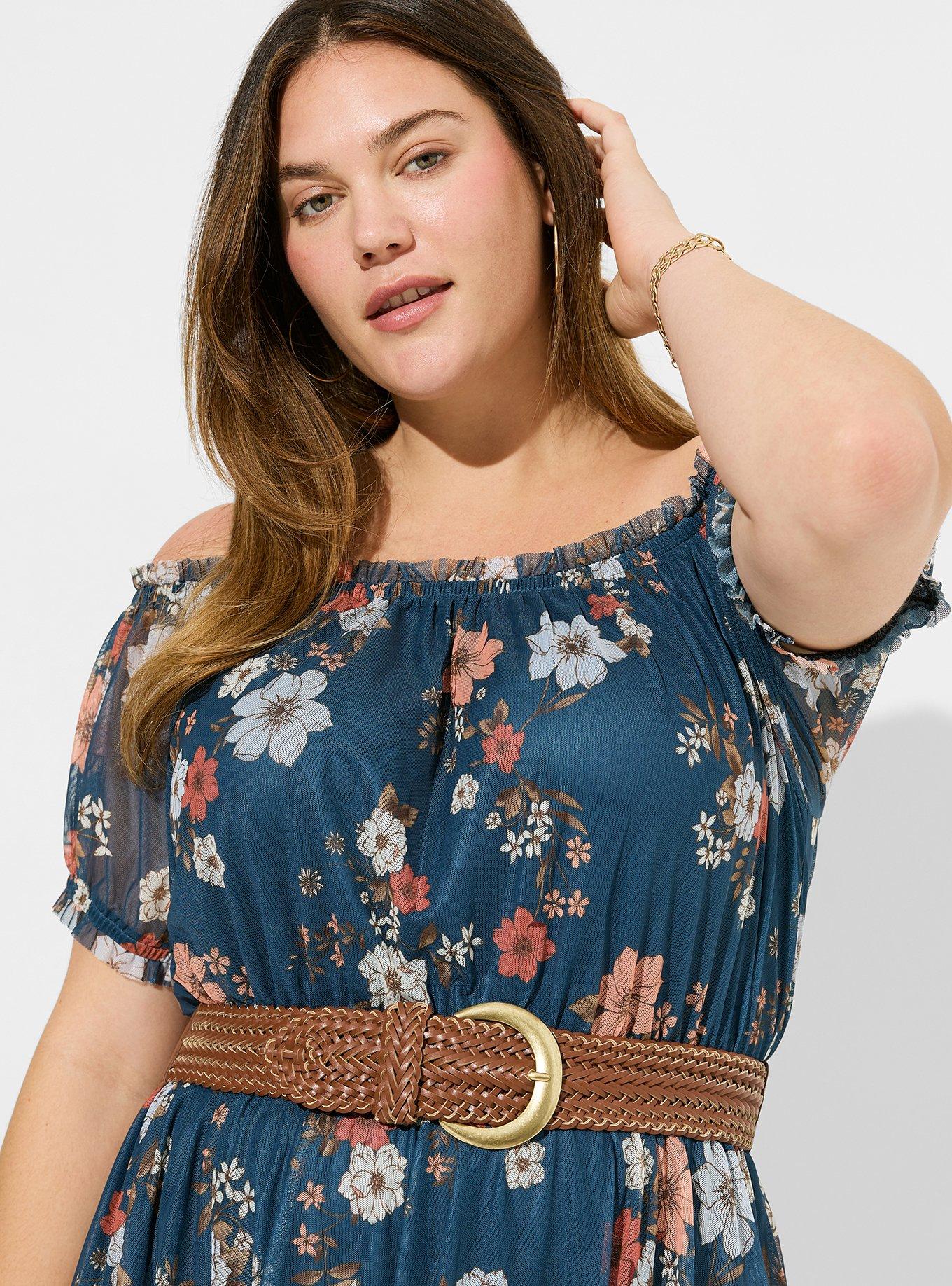 Plus Size Woven Stretch Waist Belt Torrid