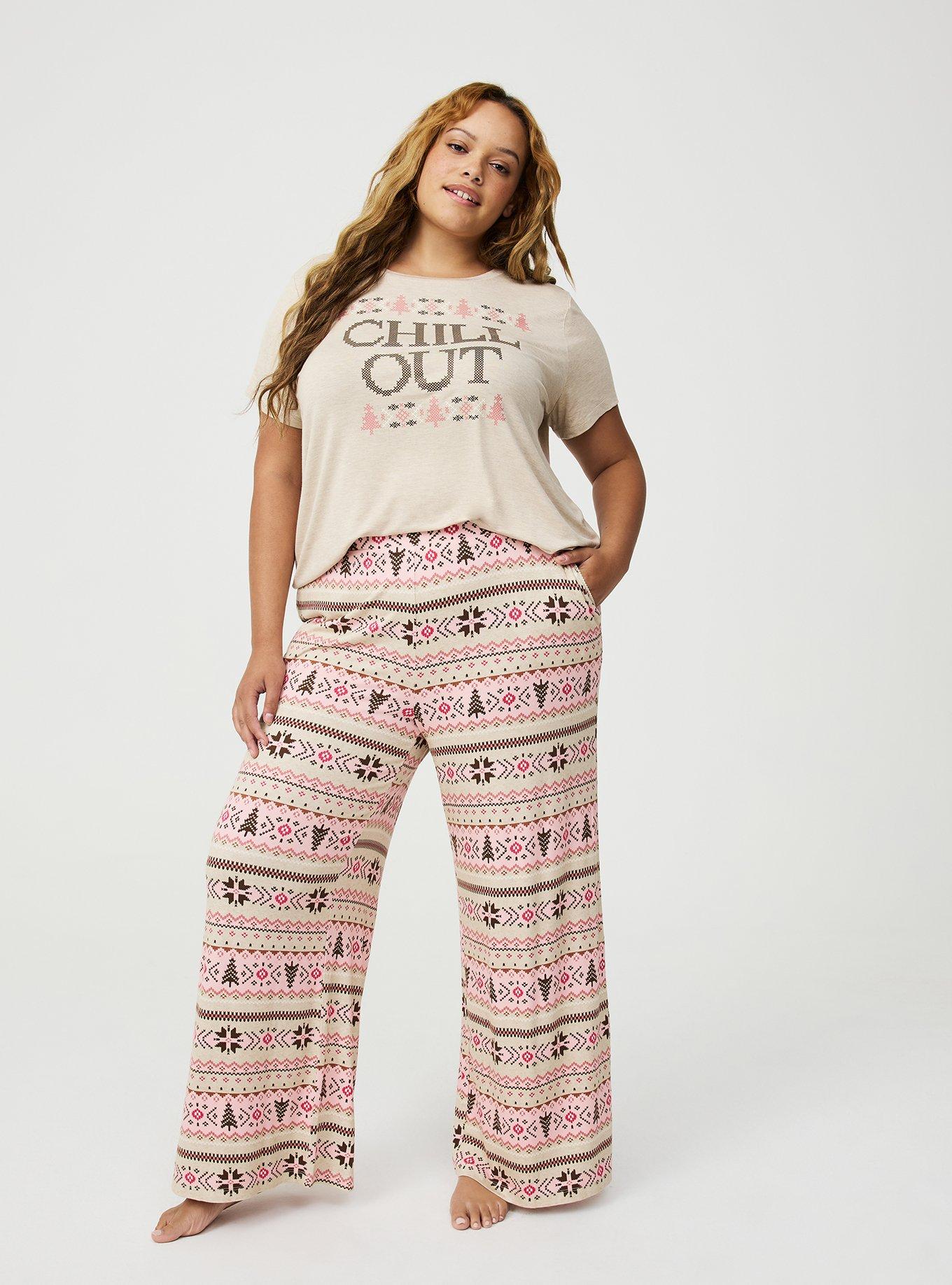 Plus Size - Super Soft Wide Leg Sleep Pant - Torrid