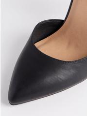 Pointed Toe Slingback Heel (WW), BLACK, alternate