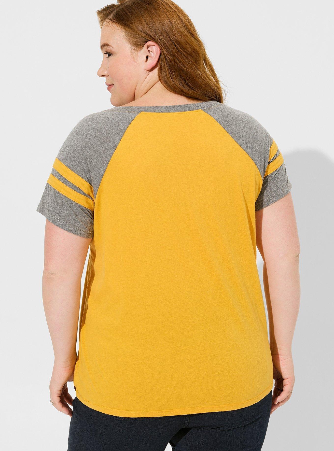 Plus Size - NFL Pittsburgh Steelers Classic Fit Cotton Boatneck Varsity Tee  - Torrid