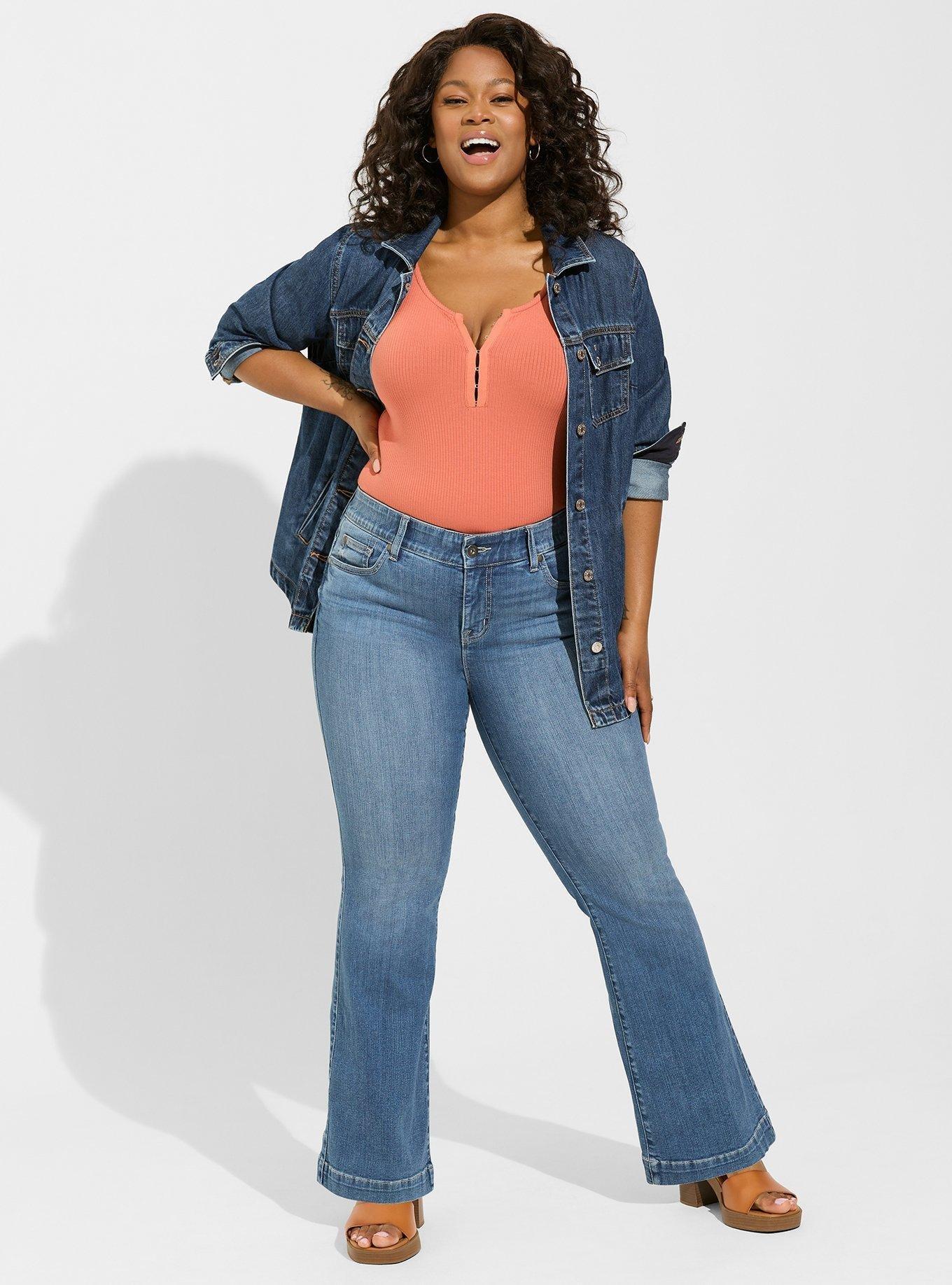 Plus Size - Denim Shacket - Torrid