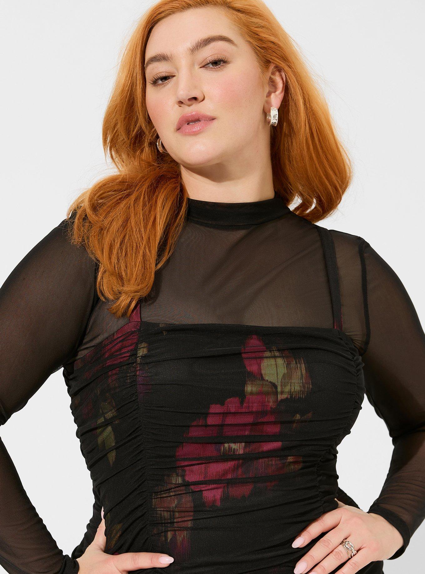 Shape Black Stretch Woven Underbust Bodycon Dress