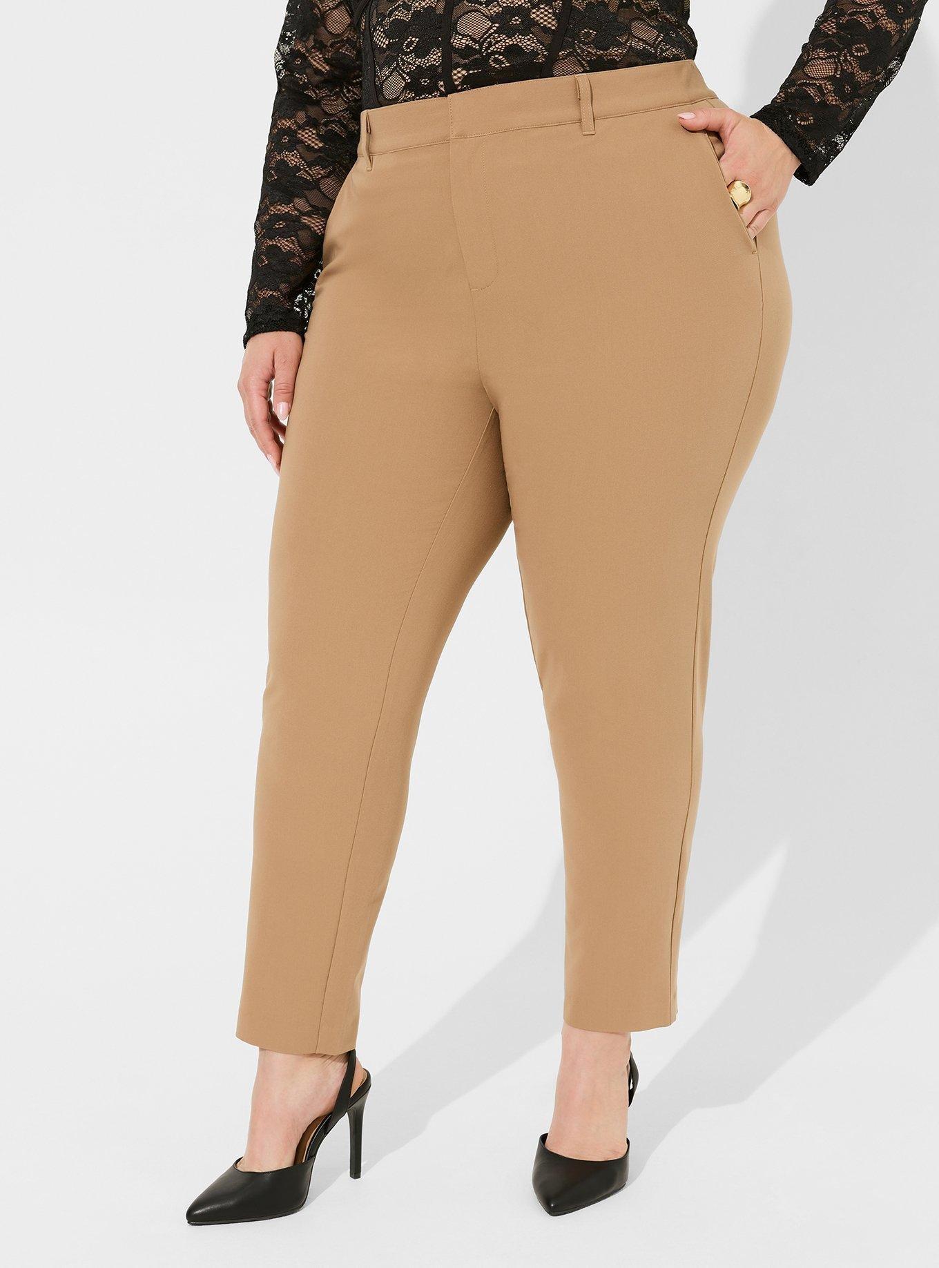 Relaxed Taper City Twill High-Rise Pant