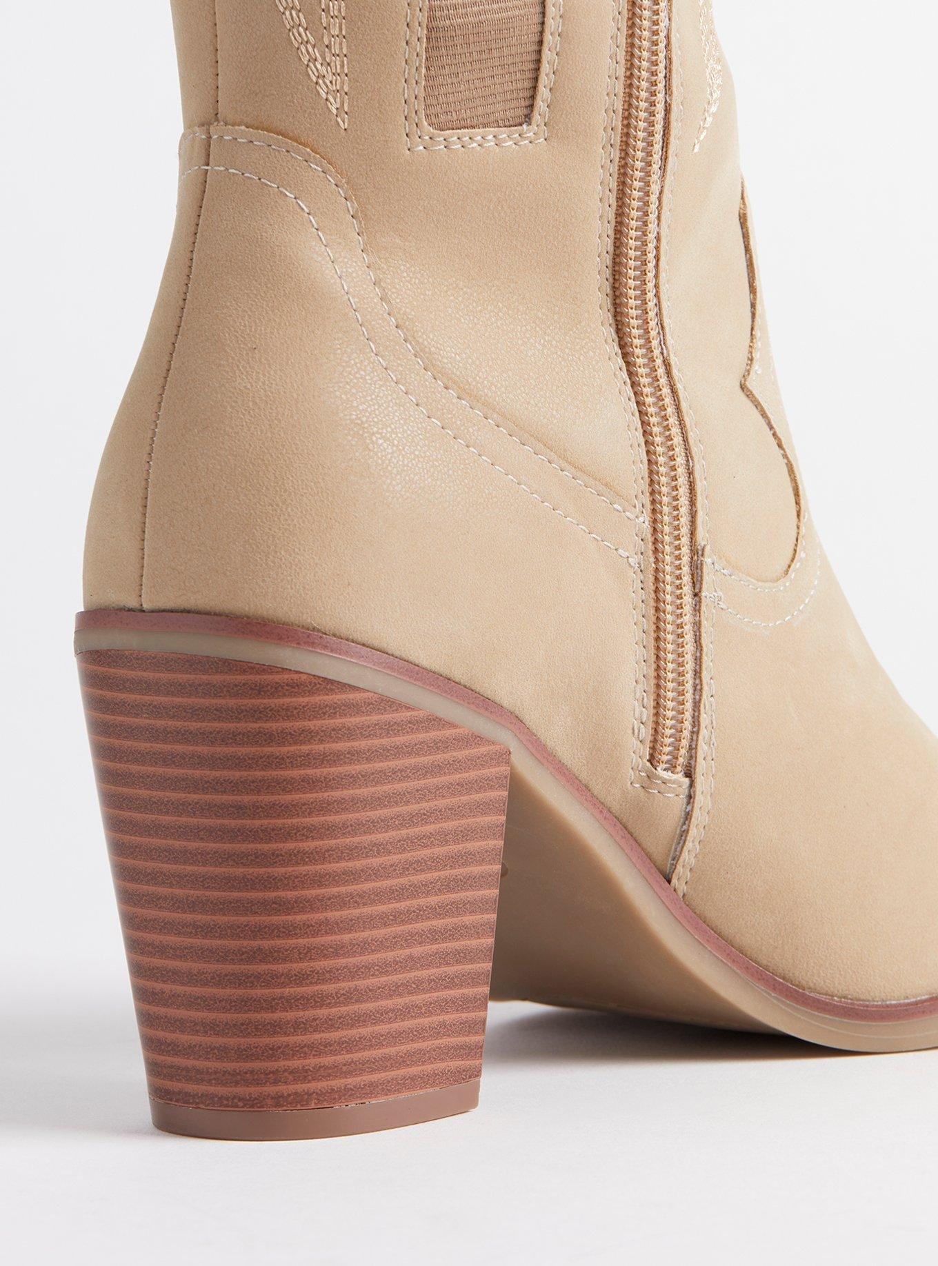 Plus Size Tall Shaft Heeled Western Boot (WW) Torrid