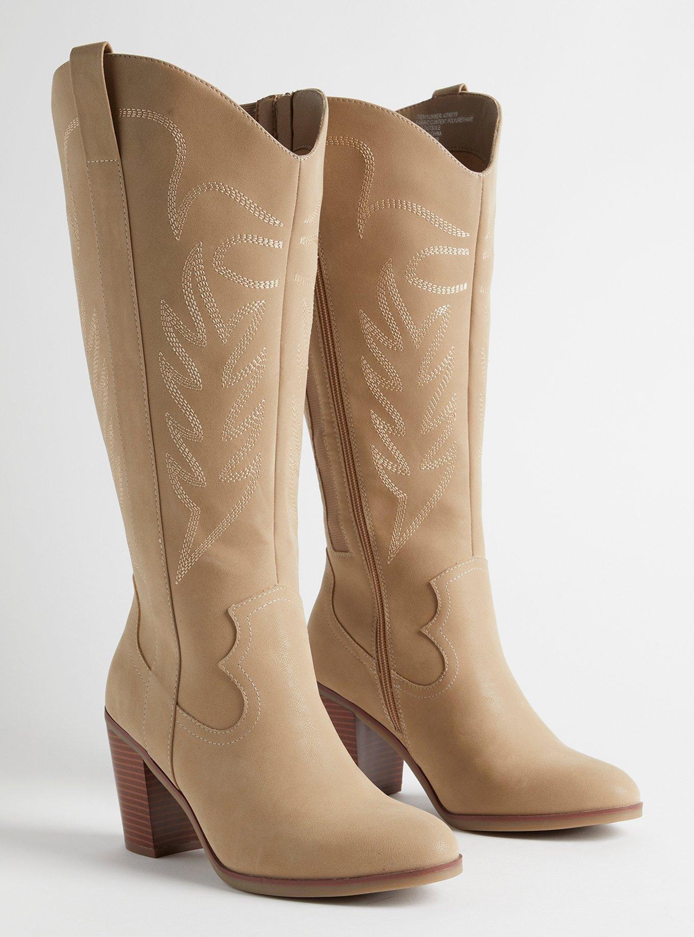 Heeled sales cowboy boots