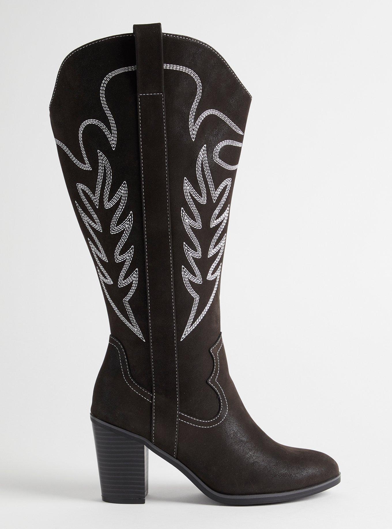 Tall Shaft Heeled Western Boot (WW