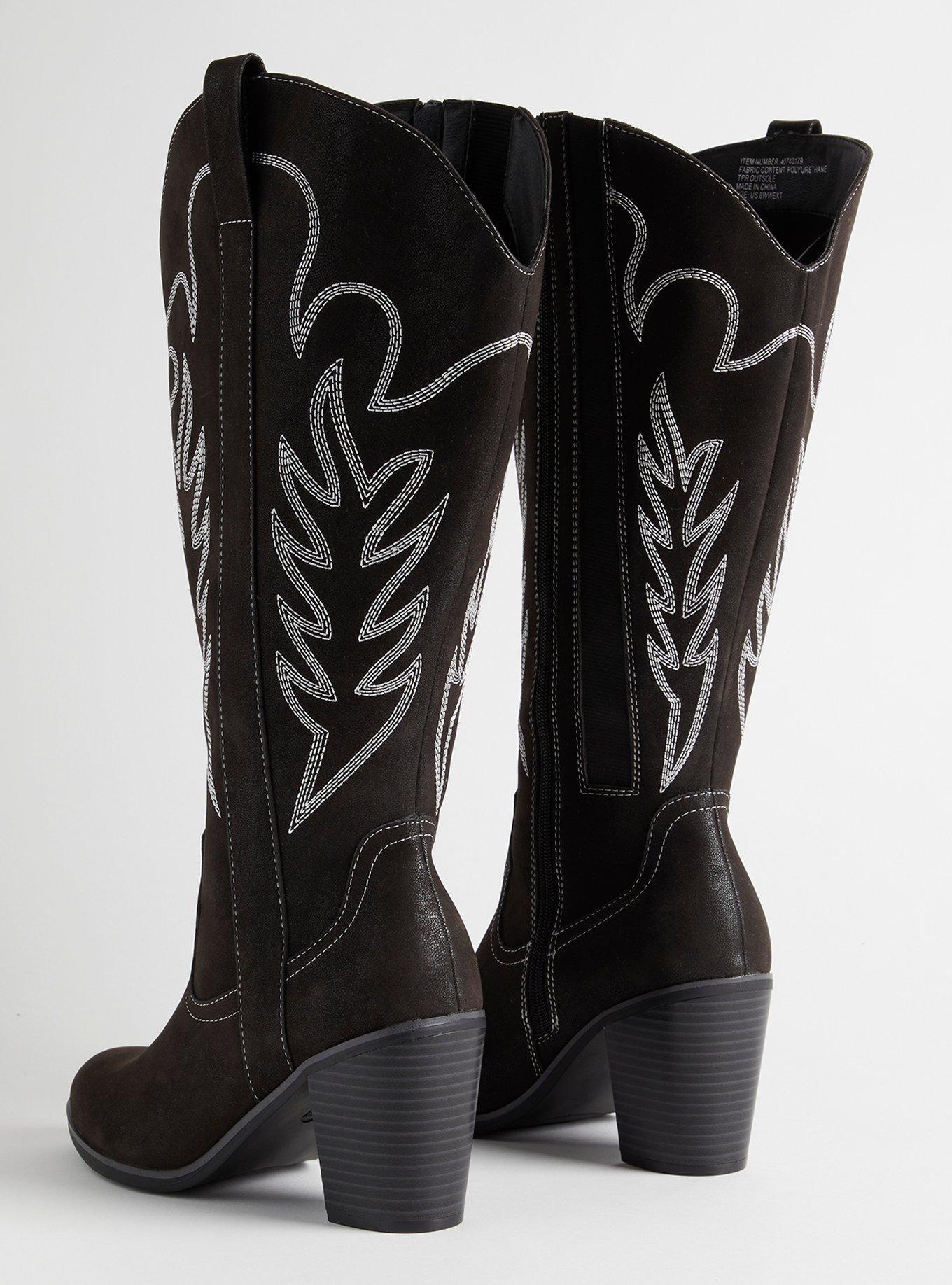 Tall Shaft Heeled Western Boot (WW