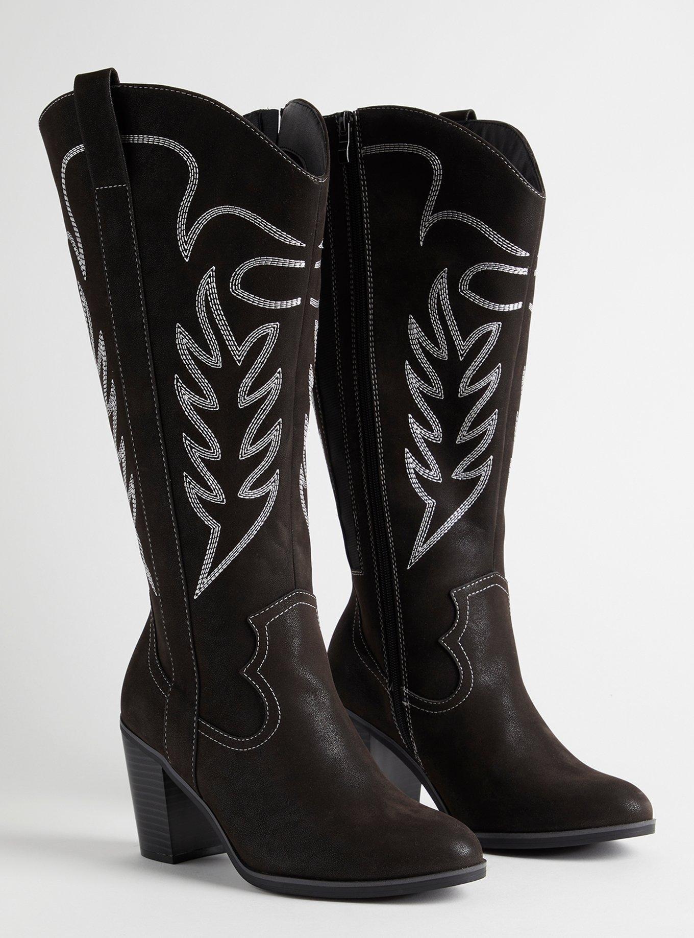 Tall Shaft Heeled Western Boot (WW)