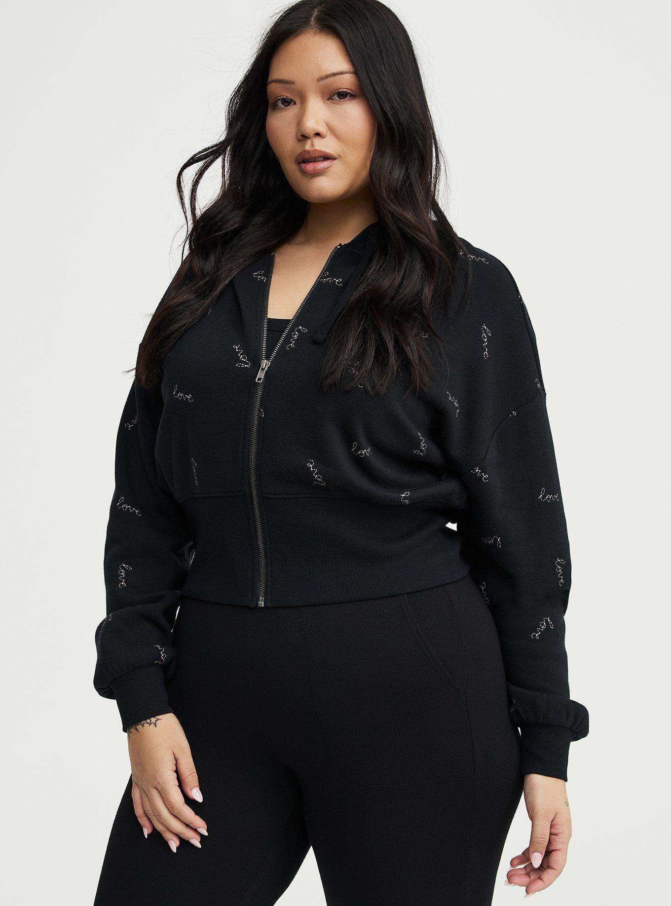 Crop Ribbed Pocket Legging, DEEP BLACK, alternate