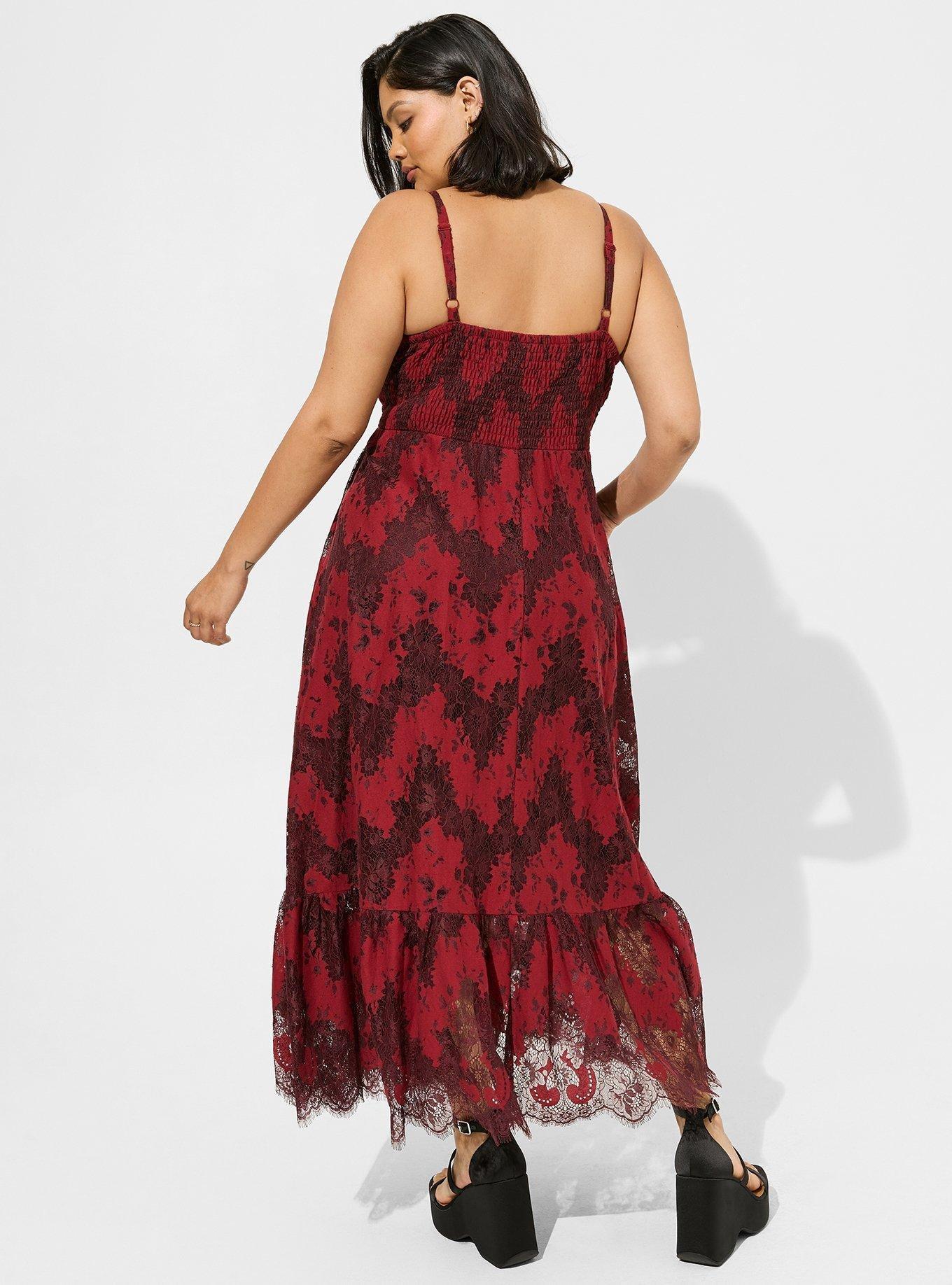 Torrid lace maxi clearance dress