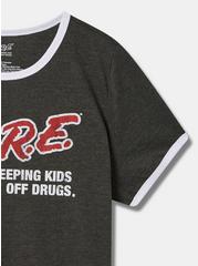 Dare Classic Fit Cotton Crew Tee, CHARCOAL HEATHER, alternate