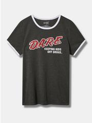 Dare Classic Fit Cotton Crew Tee, CHARCOAL HEATHER, hi-res