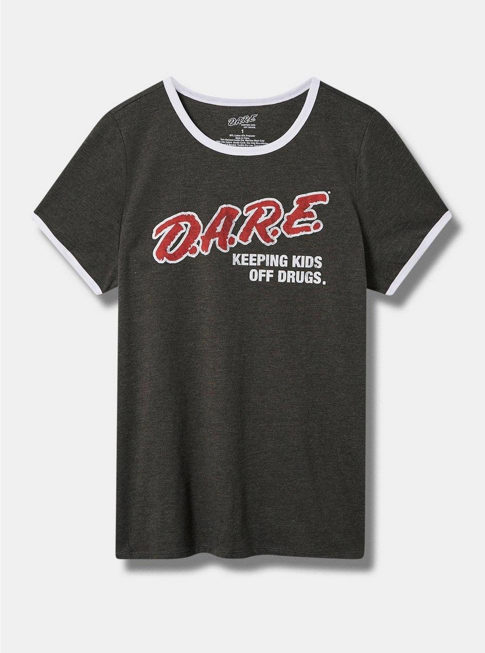 Dare Classic Fit Cotton Crew Tee, CHARCOAL HEATHER, hi-res