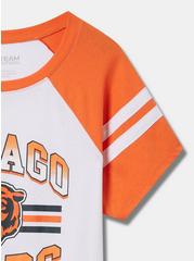 NFL Chicago Bears Classic Fit Cotton Boatneck Varsity Tee, BRIGHT WHITE, alternate