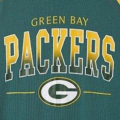 Plus Size NFL Green Bay Packers Classic Fit Cotton Boatneck Varsity Tee, GREEN, swatch