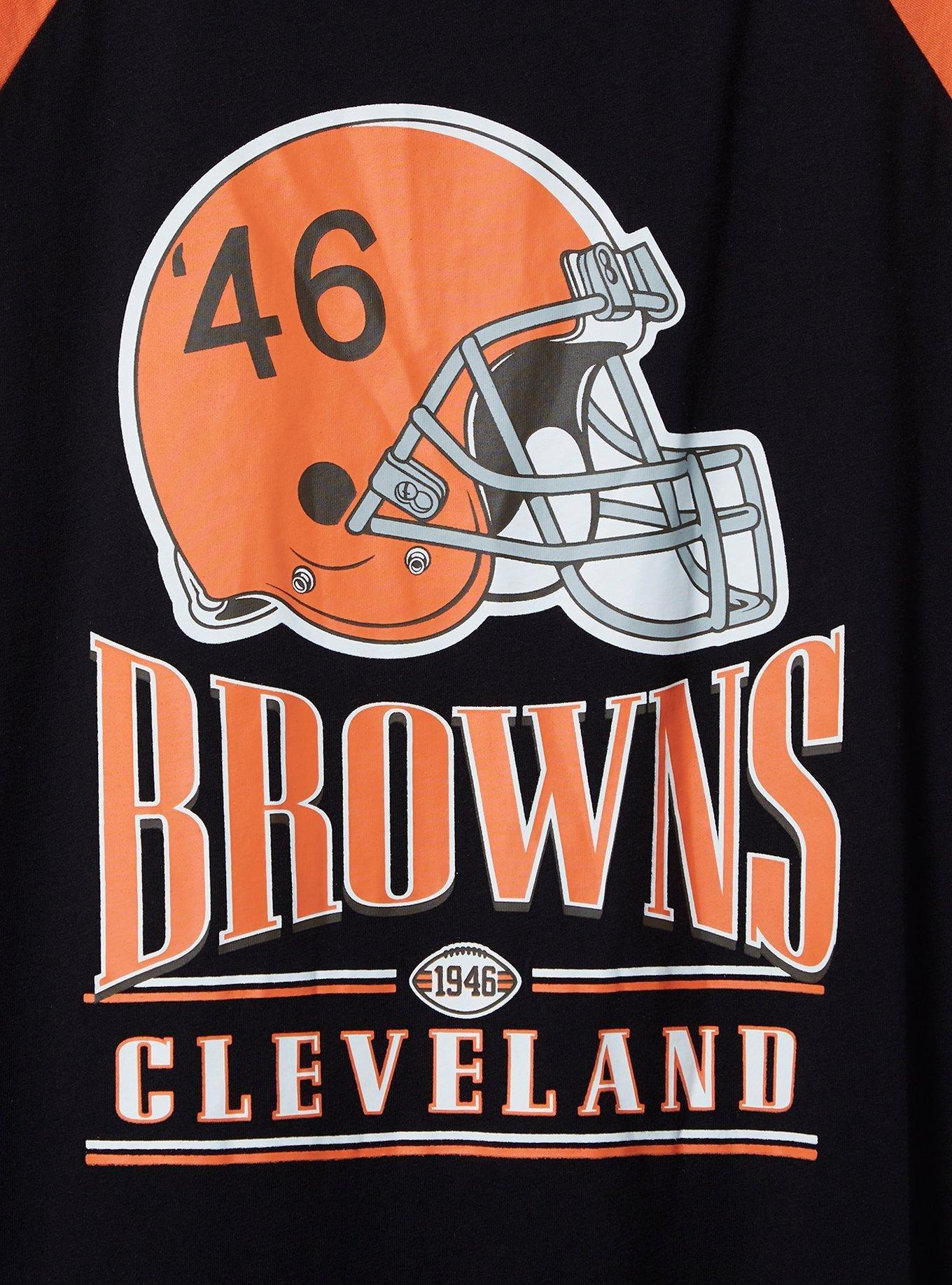 Rework Cleveland Browns NFL Crop Tee - S