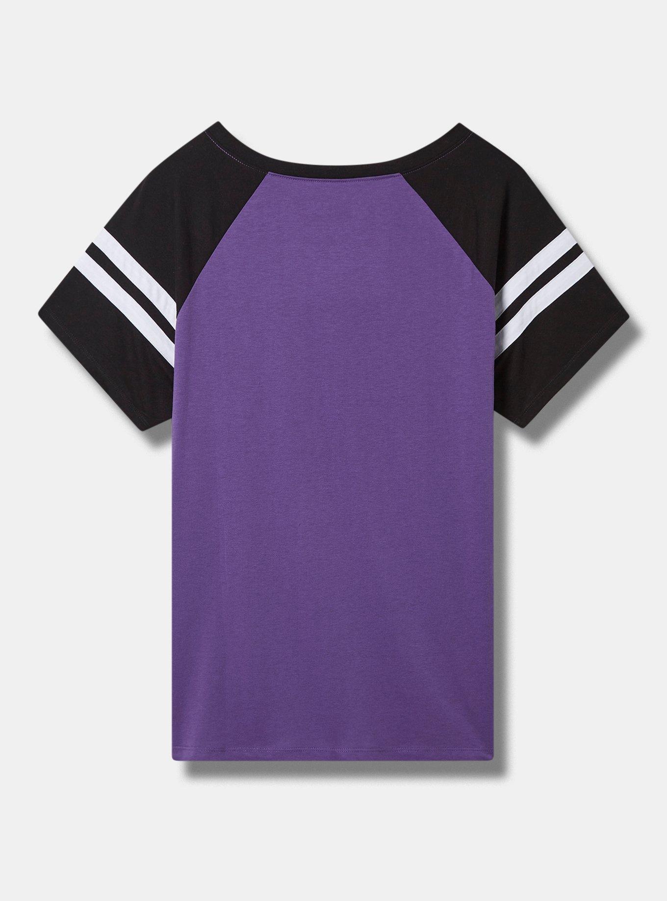 Plus Size - NFL Baltimore Ravens Classic Fit Cotton Boatneck
