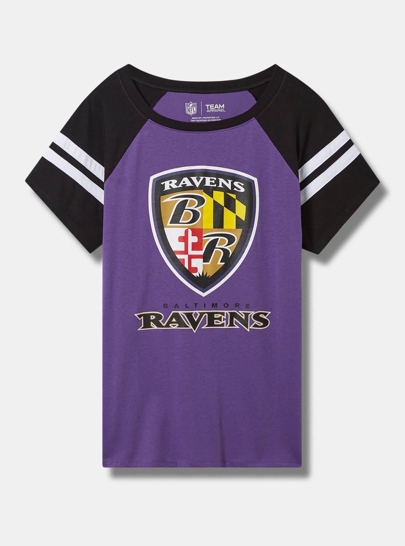 NFL Team Apparel RAVENS BALTIMORE Dri Fit Shirt Medium T-Shirt