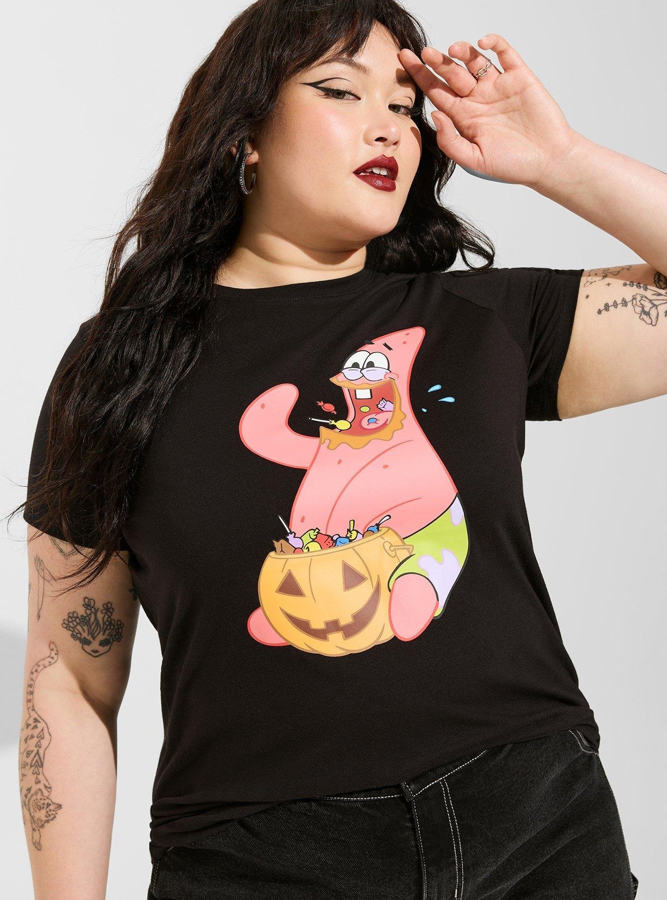 Plus Size - Spongebob Patrick Classic Fit Cotton Crew Tee - Torrid
