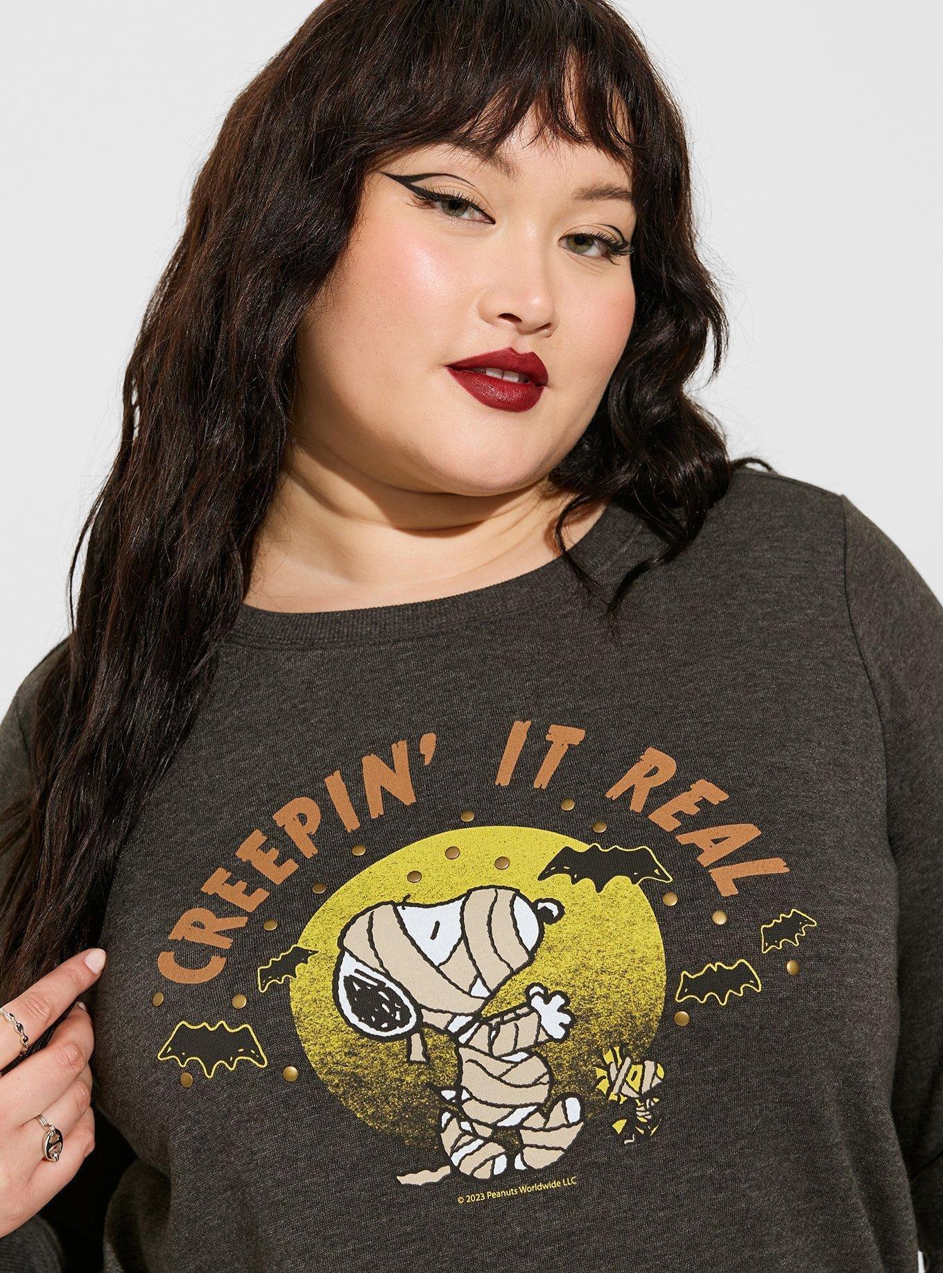 Plus Size - Peanuts Cozy Fleece Sweatshirt - Torrid