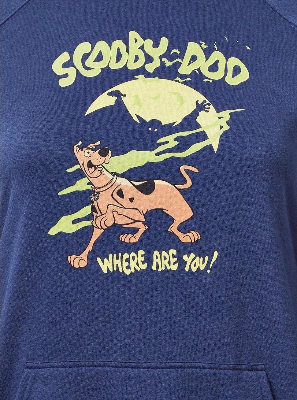 Scooby Doo Cozy Fleece Hoodie, MEDIEVAL BLUE, alternate