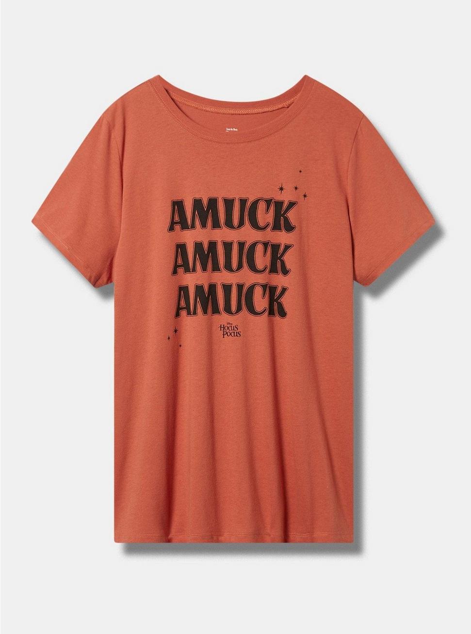 Hocus Pocus Amuck Classic Fit Cotton Crew Neck Tee, ARAGON, hi-res