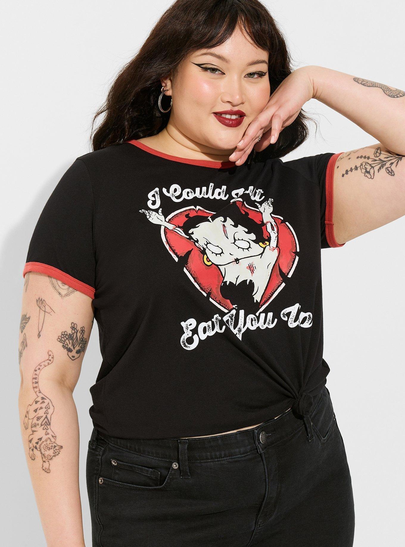 Plus Size - Classic Fit Ringer Tee - MLB St. Louis Cardinals Red - Torrid