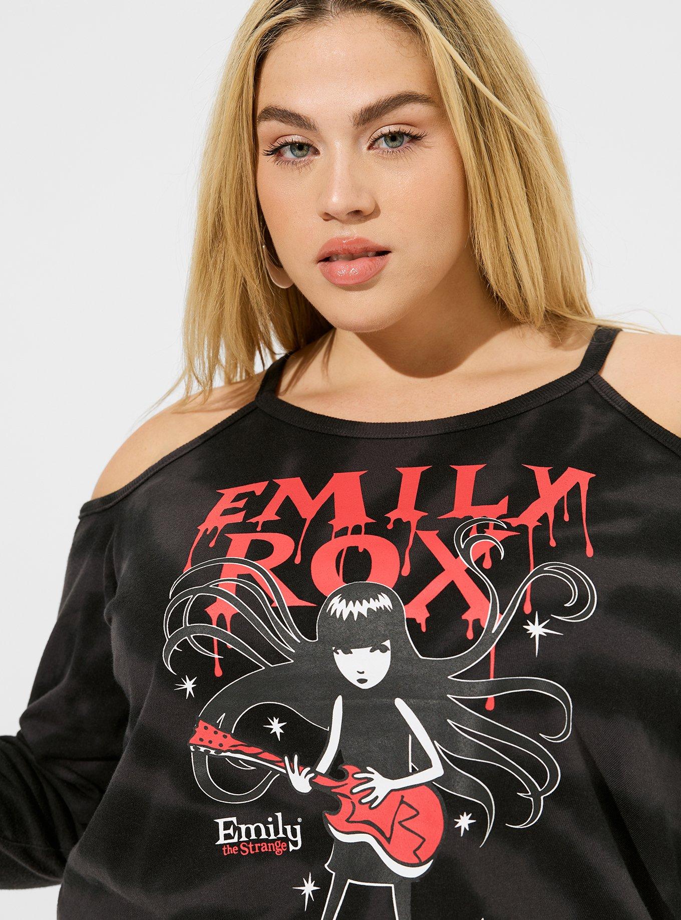 TORRID : Stranger Things Black Crew Fitted Tee