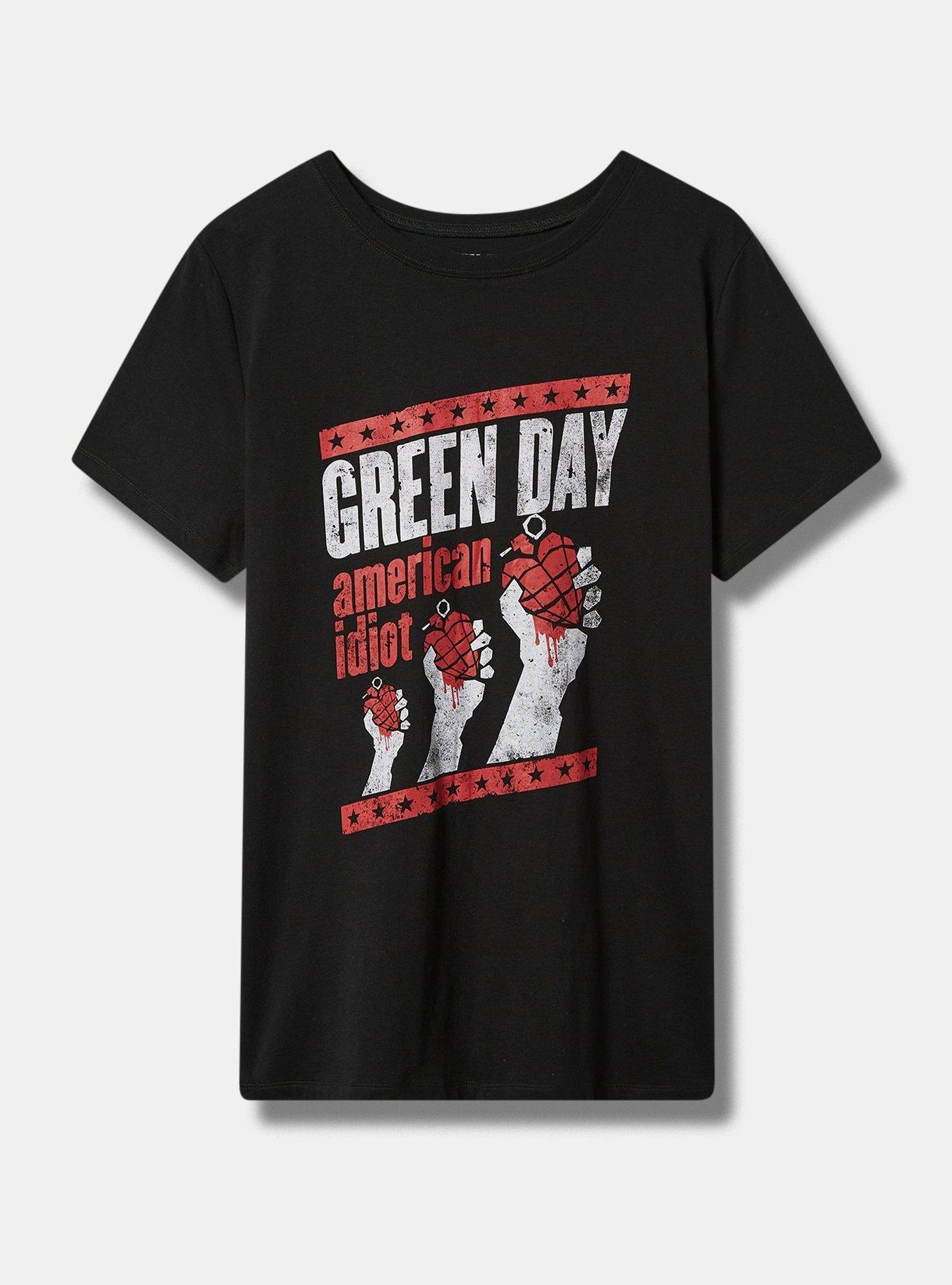 Green Day T-Shirt - American Idiot Black