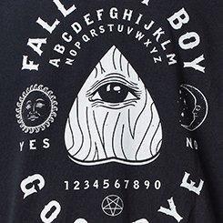Fall Out Boy Cozy Fleece Zip Hoodie, DEEP BLACK, swatch