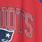 NFL New England Patriots Classic Fit Cotton Boatneck Varsity Tee, RED, swatch