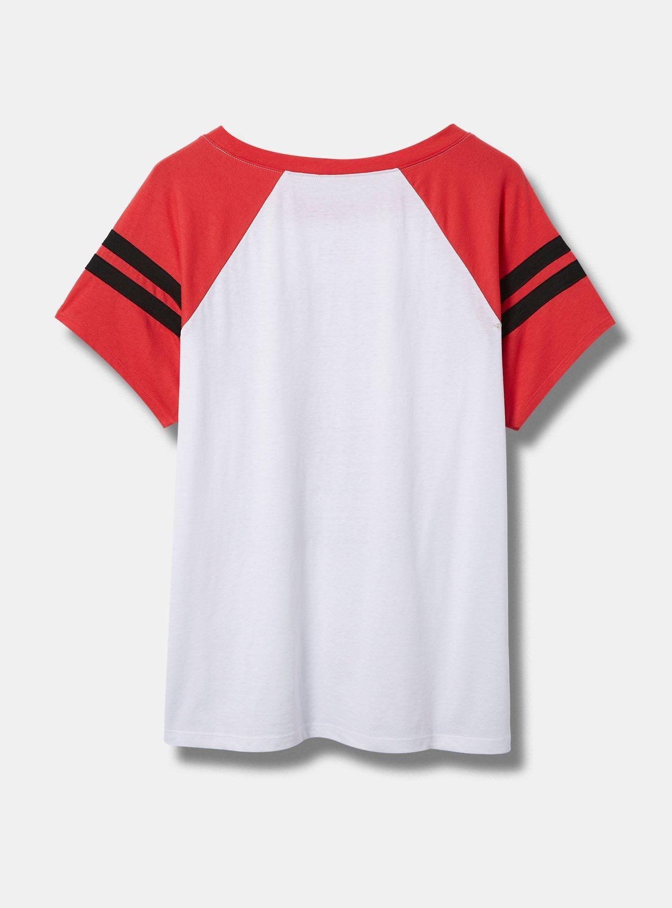 NFL Tampa Bay Buccaneers Girls' Short Sleeve Stripe Fashion T-Shirt - L