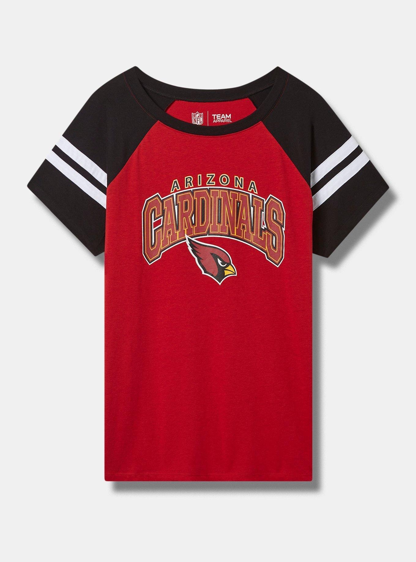 New Era Apparel Women's Arizona Cardinals Tie Dye Black T-Shirt