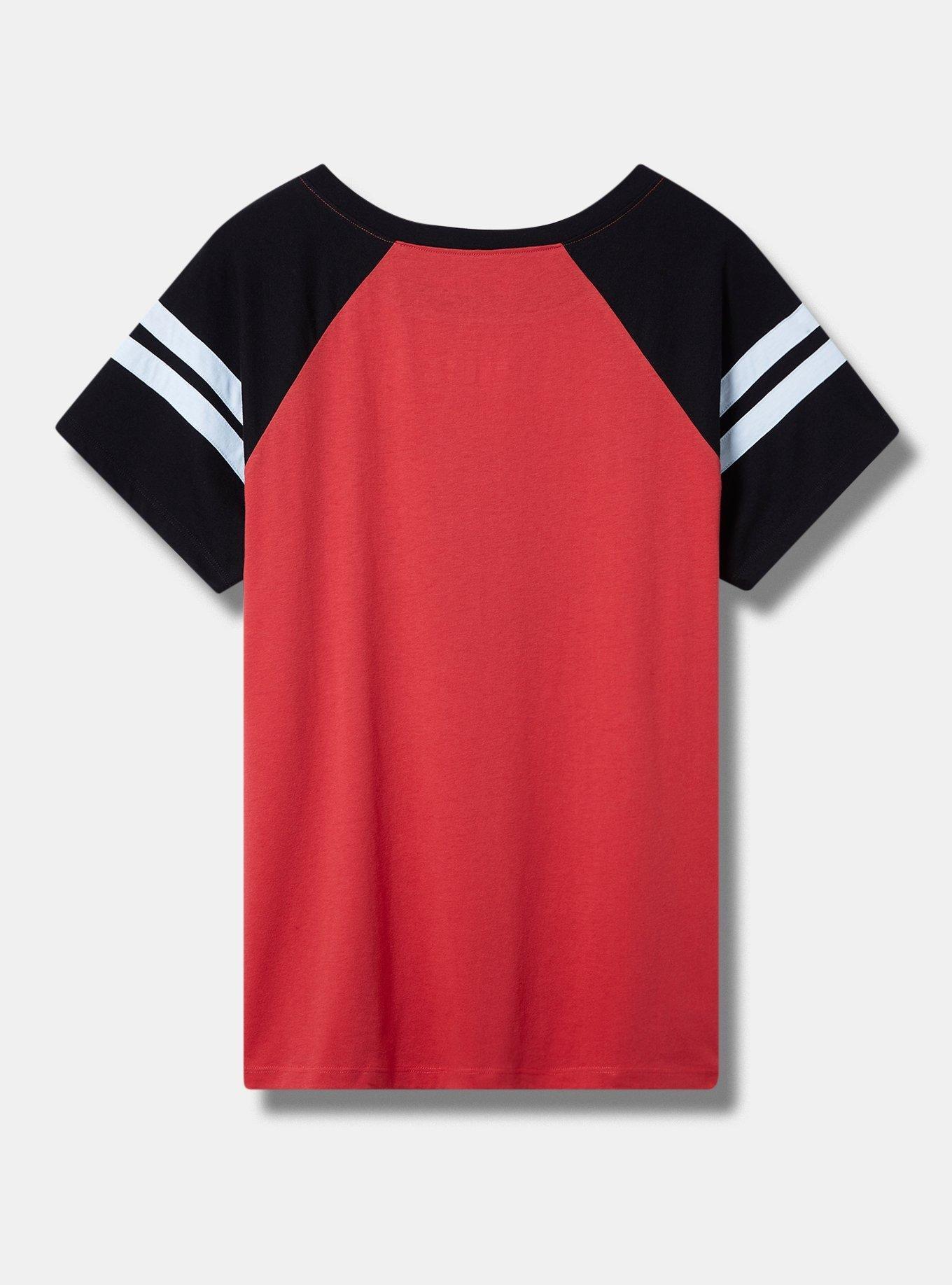 NFL Atlanta Falcons Classic Fit Cotton Boatneck Varsity Tee